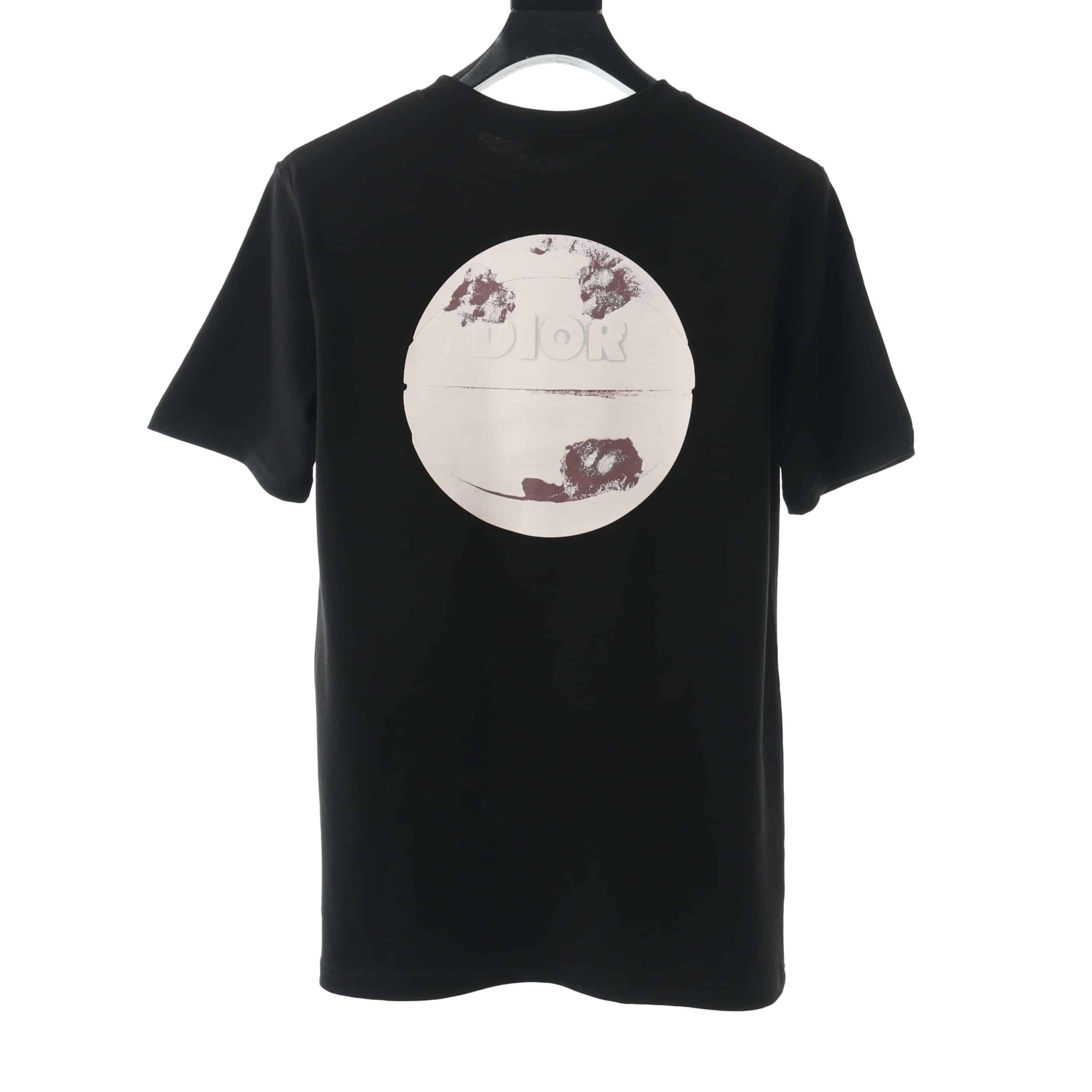 D*or couple basketball tight-knit black t-shirt