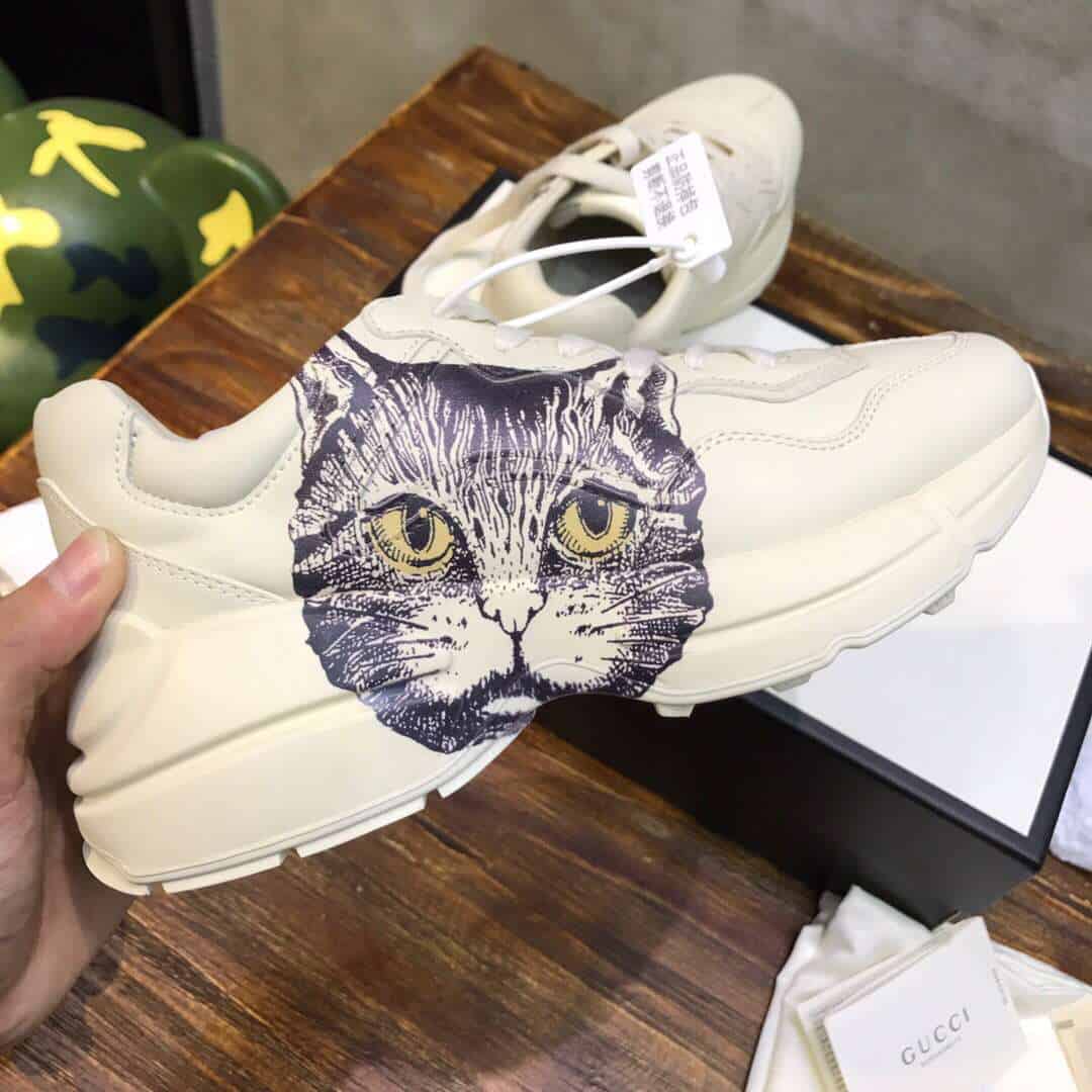 G*u*i rhyton sneaker with mystic cat