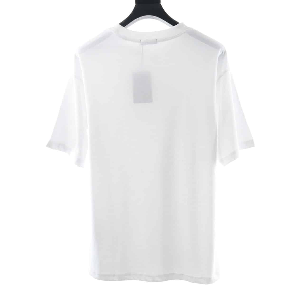 Ba*len*cia*ga wheat ear short sleeve white t shirt