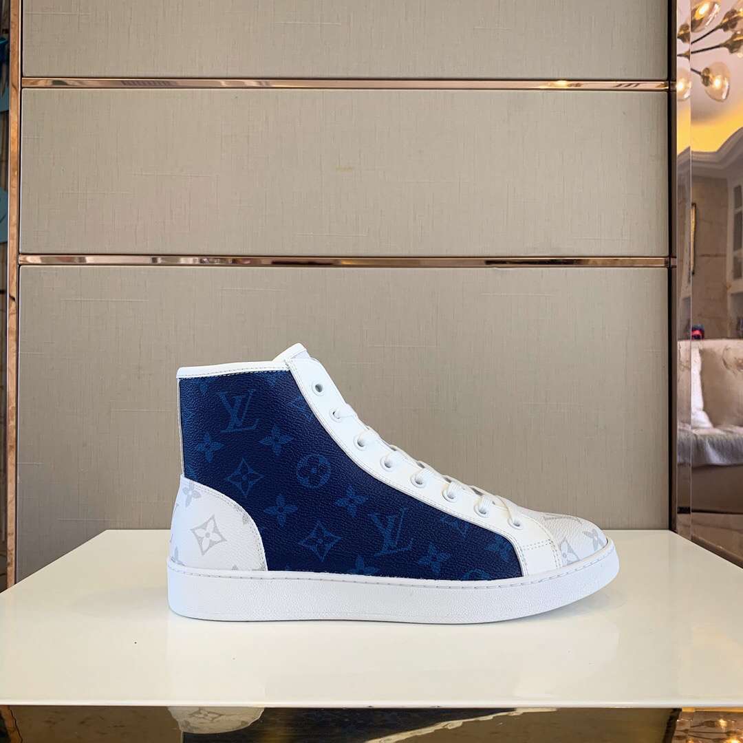 l0*is V*t0n monogram high top sneaker lv054