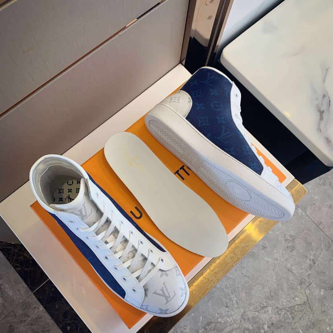 l0*is V*t0n monogram high top sneaker lv054