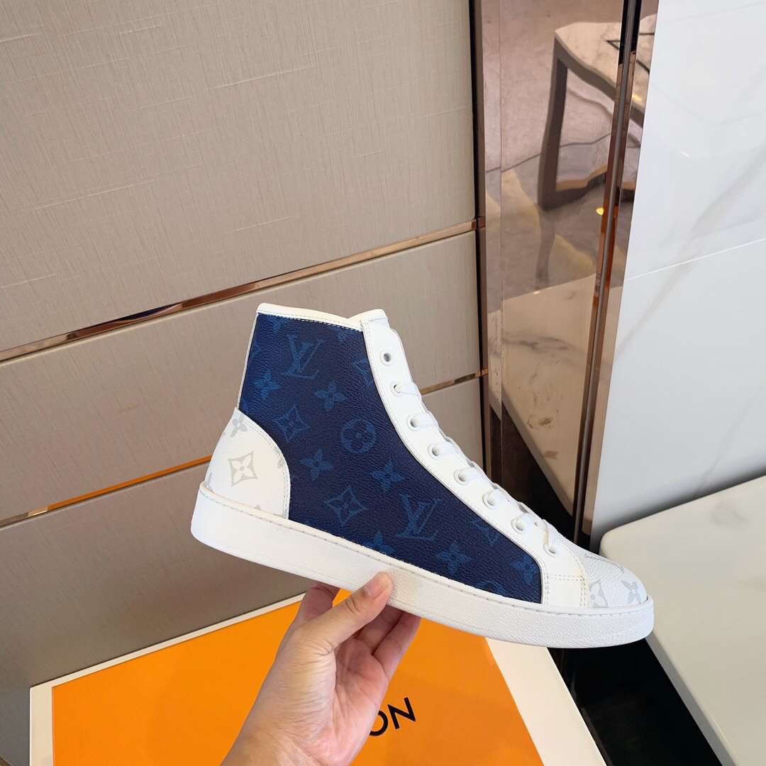 l0*is V*t0n monogram high top sneaker lv054