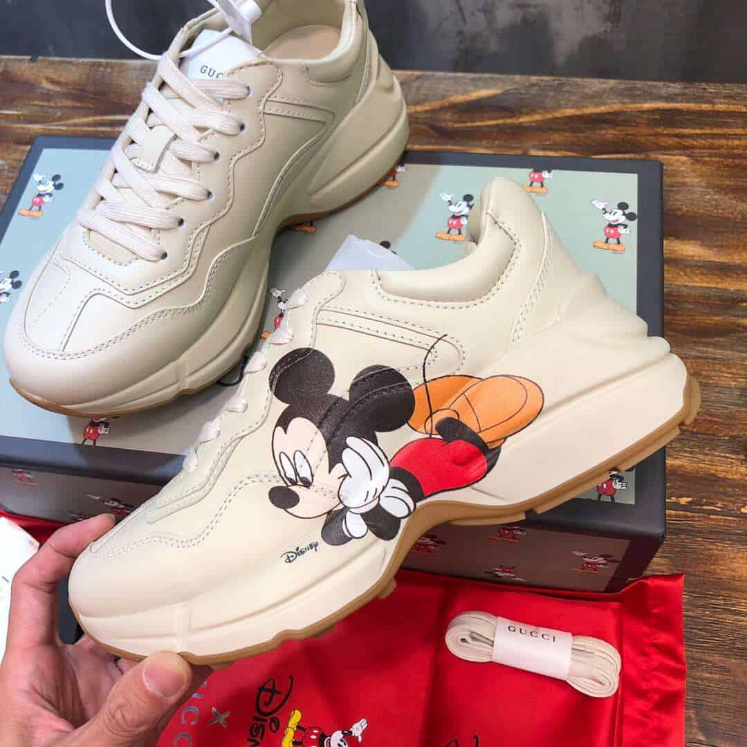 G*u*i disney rhyton mickey mouse sneaker