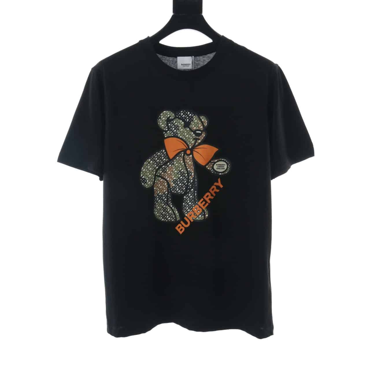 B**rry bow bear print short black sleeve