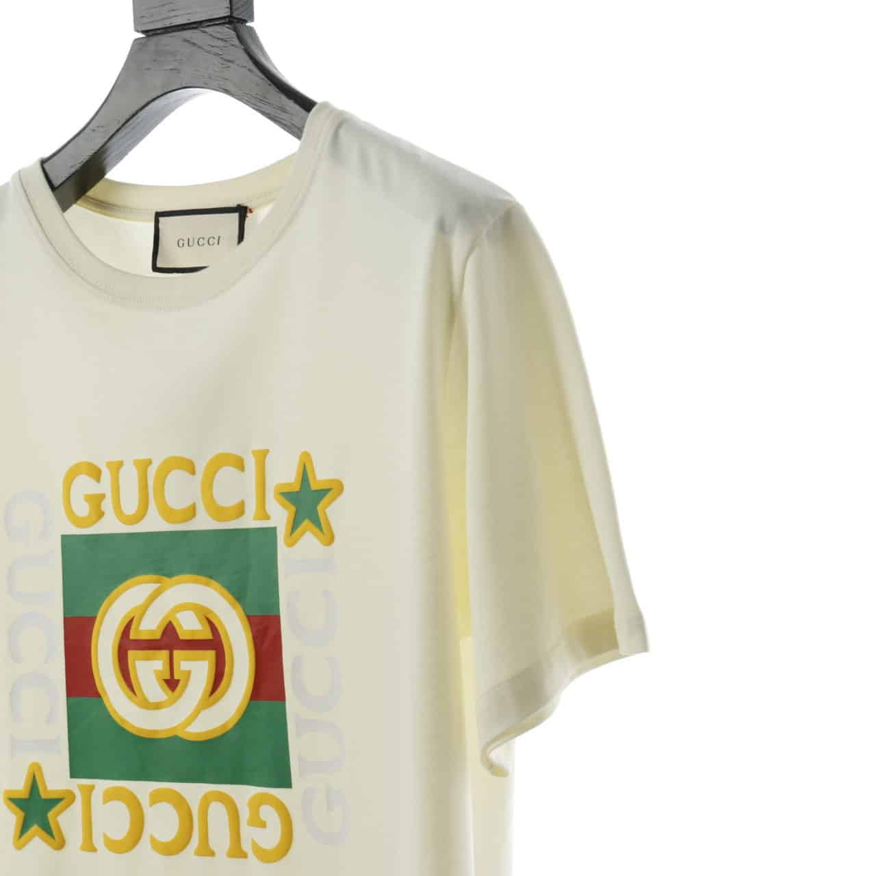 G*u*i 20ss five star square logo short sleeve t shirt