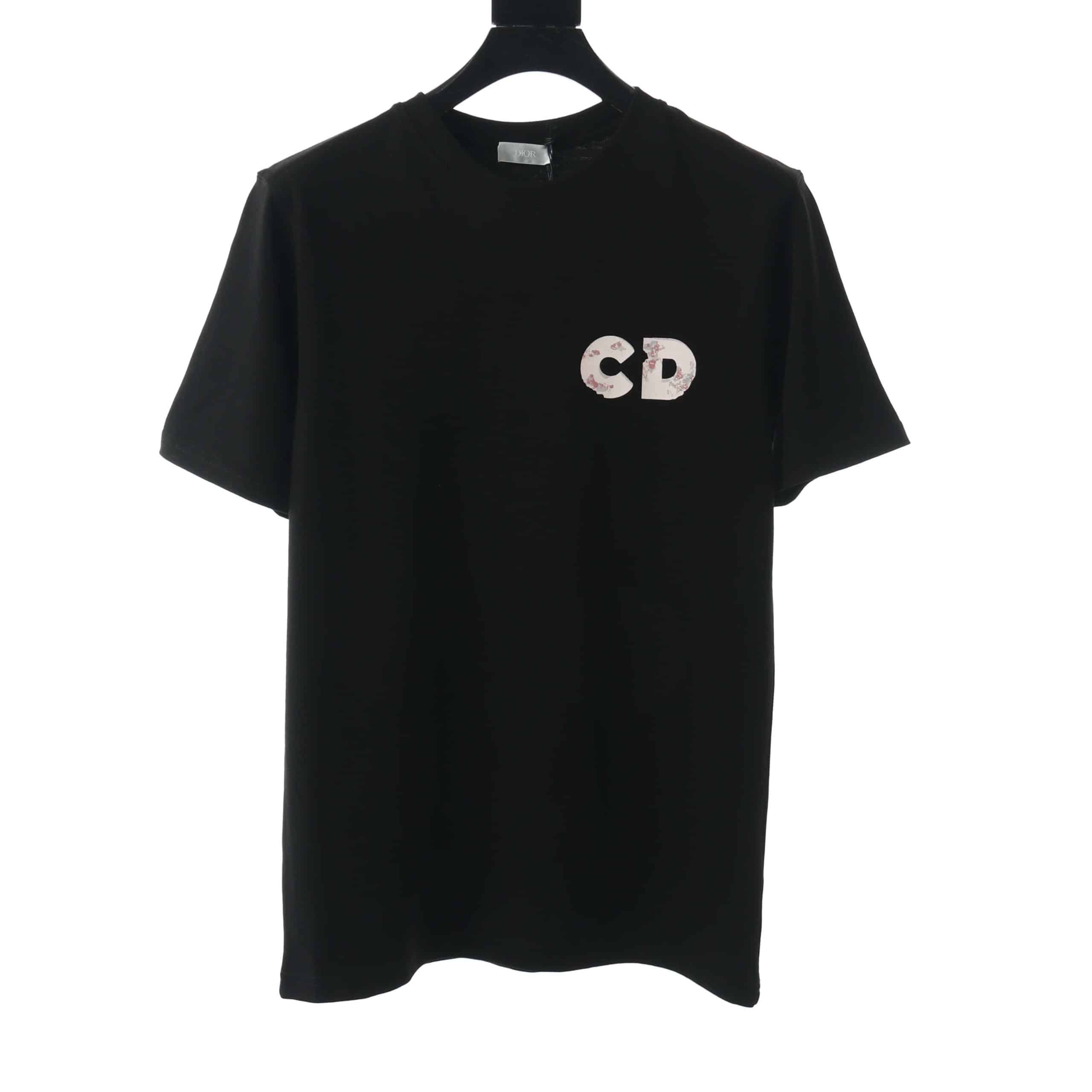 D*or couple basketball tight-knit black t-shirt