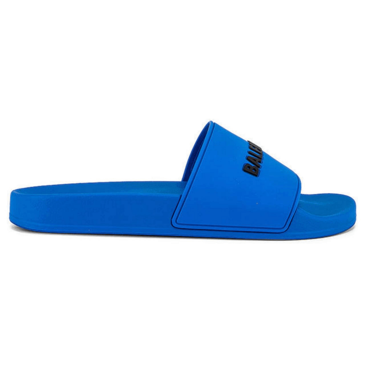 Ba*len*cia*ga rubber logo pool slide sandals - bbs1