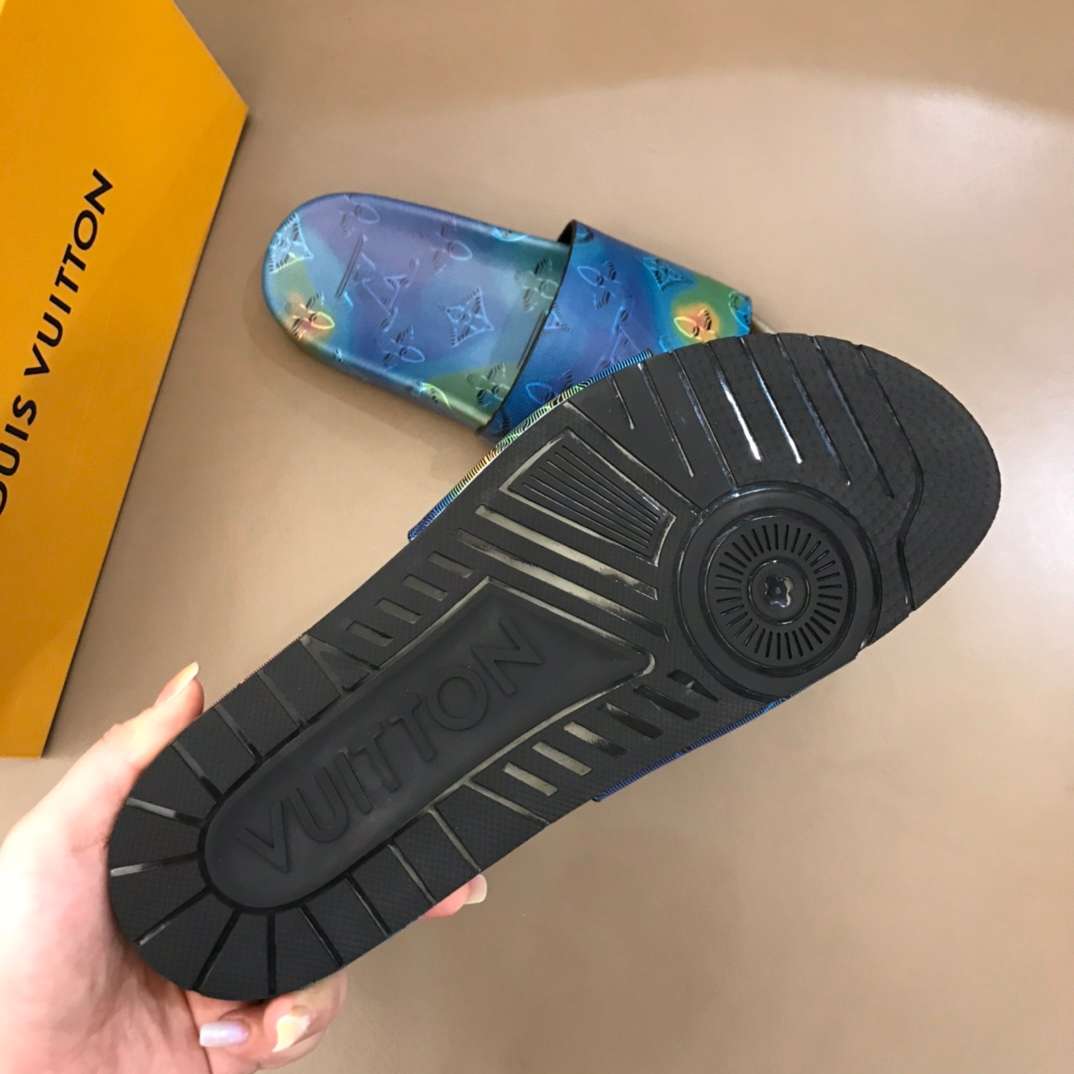 l0*is V*t0n monogram 3d effect print slides - lvs44