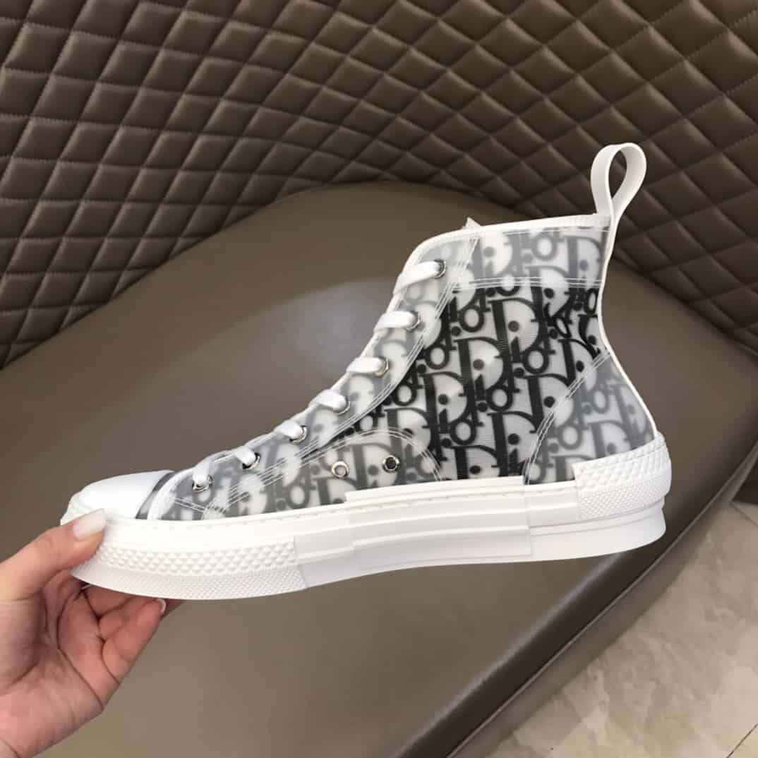b23 high-top sneaker with D*or and shawn bee embroidery patch