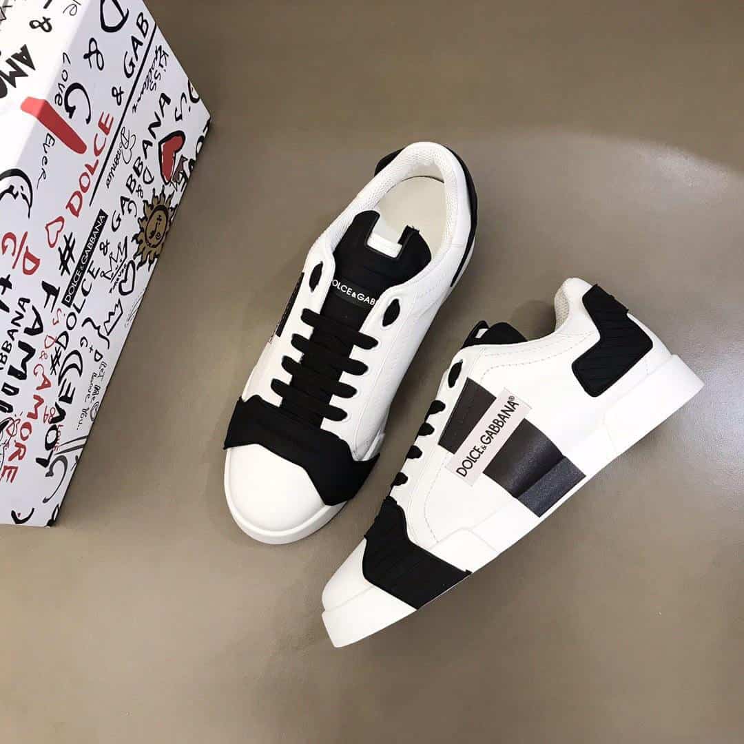 DOLCE & GABBANA LOGO LOW-TOP SNEAKERS - DG93