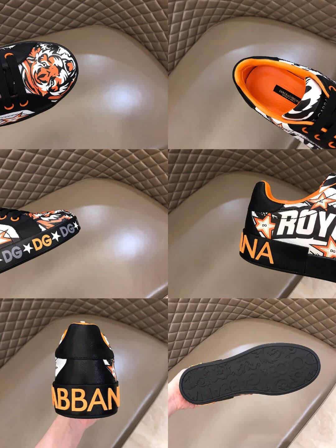 DOLCE & GABBANA PORTOFINO JUNGLE SPORT SNEAKERS - DG88