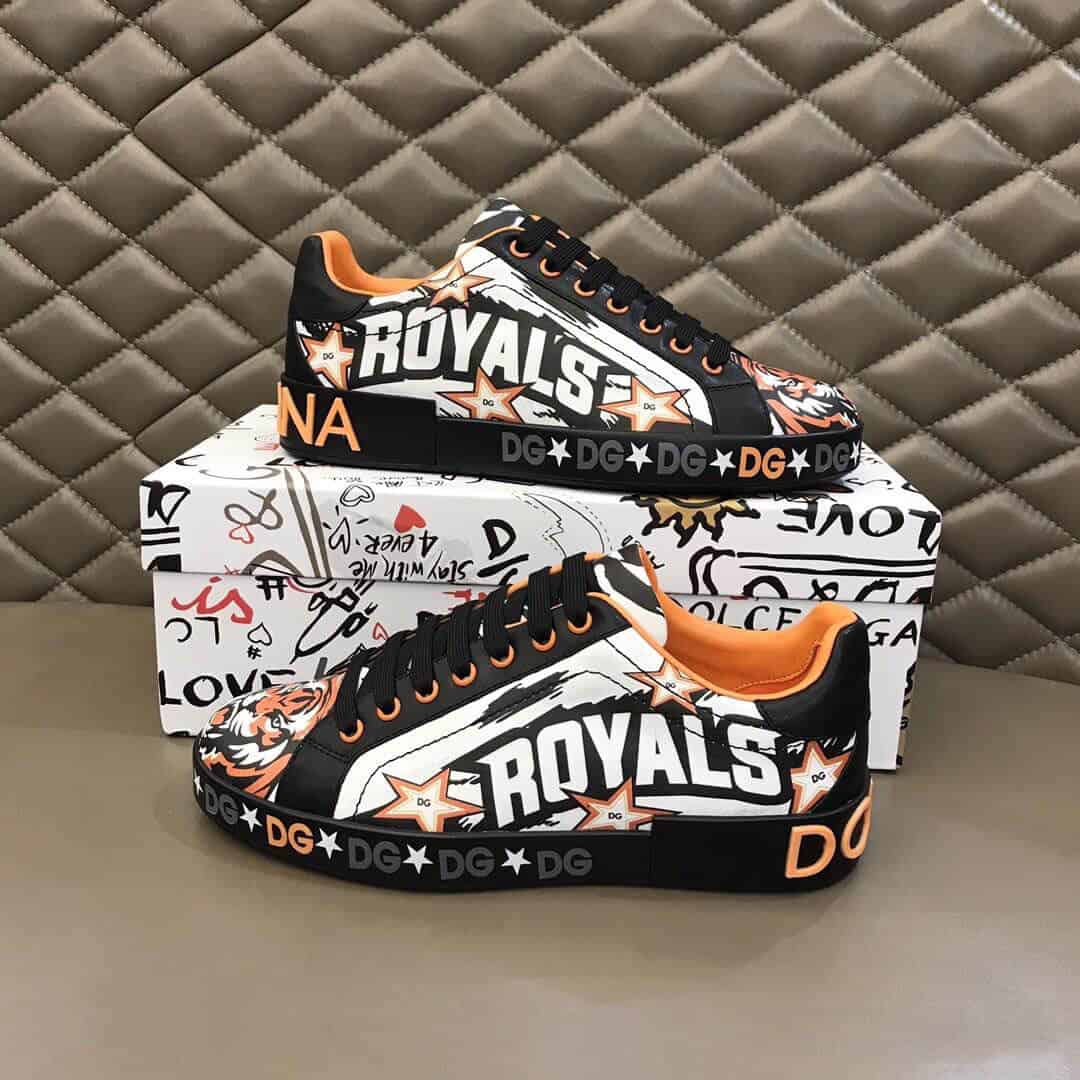 DOLCE & GABBANA PORTOFINO JUNGLE SPORT SNEAKERS - DG88