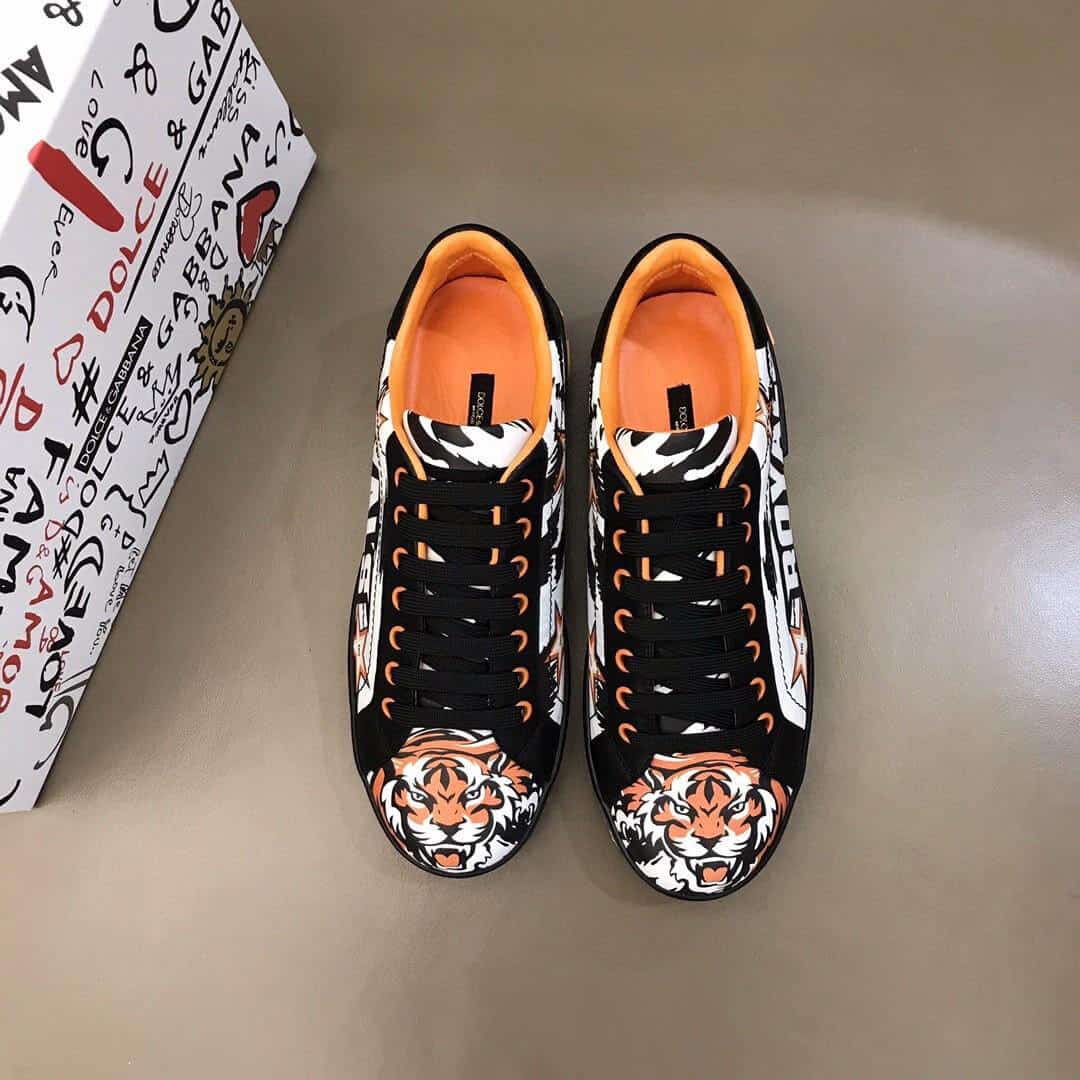 DOLCE & GABBANA PORTOFINO JUNGLE SPORT SNEAKERS - DG88