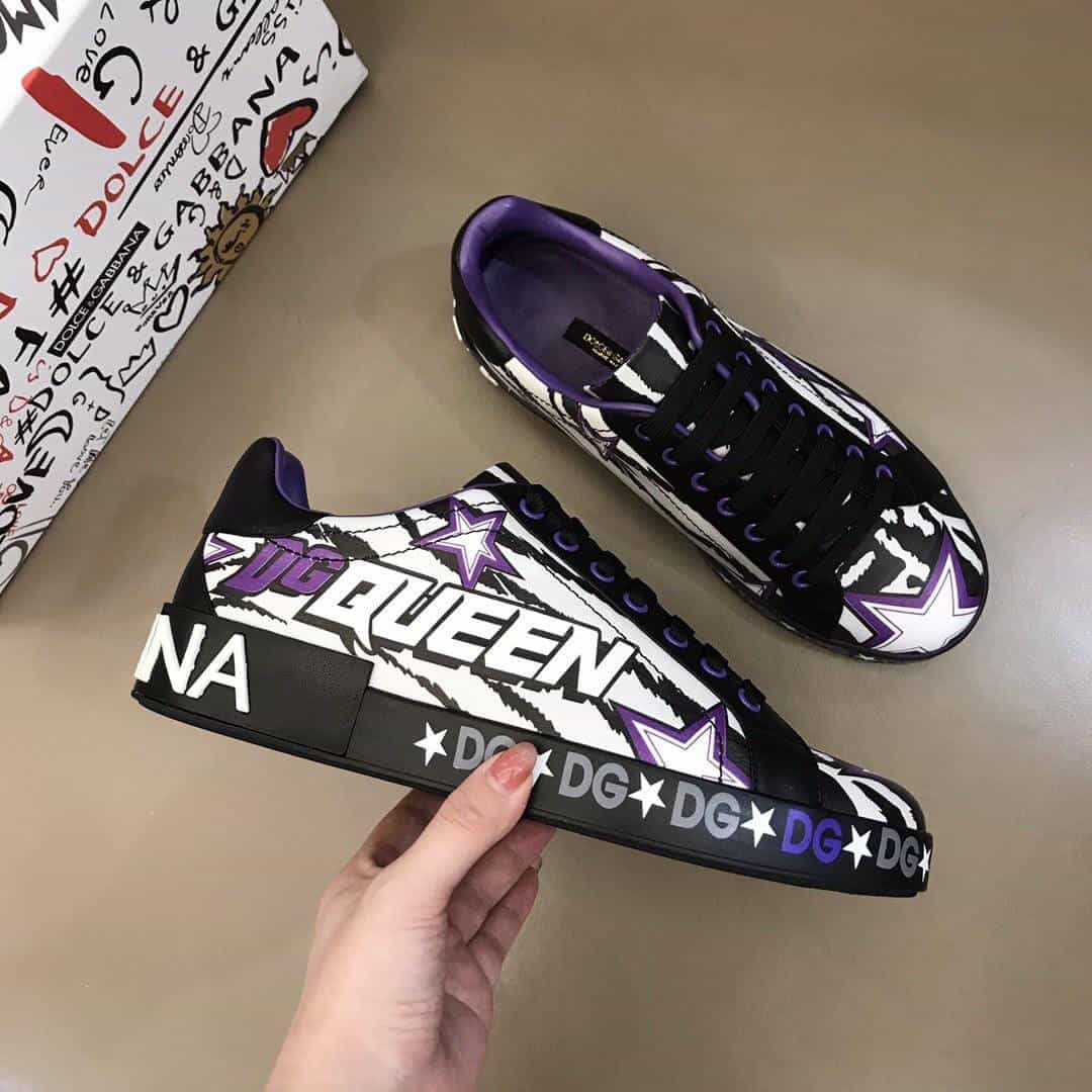 DOLCE & GABBANA PORTOFINO JUNGLE SPORT SNEAKERS - DG89