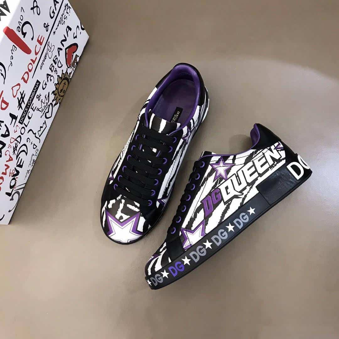 DOLCE & GABBANA PORTOFINO JUNGLE SPORT SNEAKERS - DG89