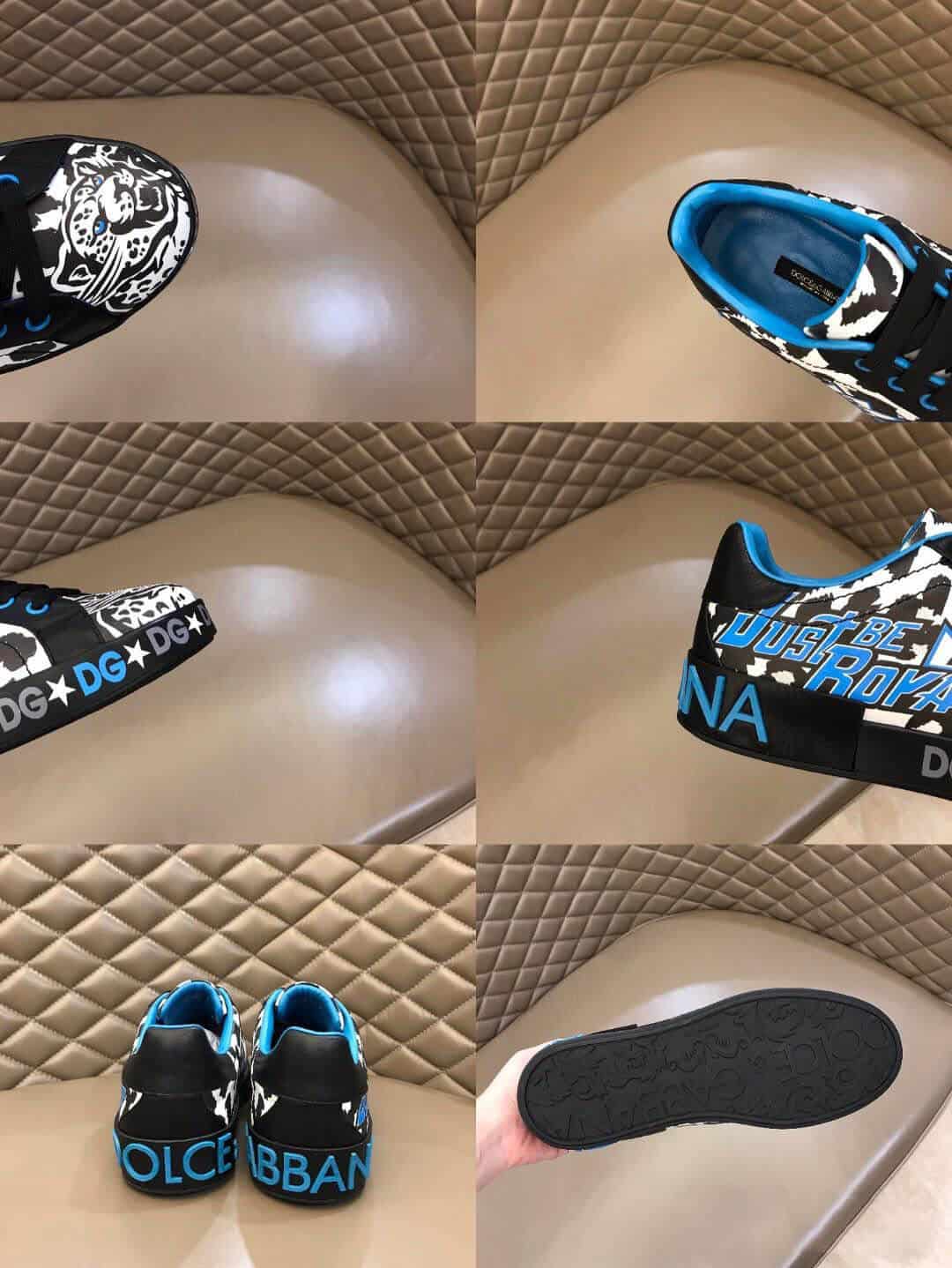 DOLCE & GABBANA PORTOFINO JUNGLE SPORT SNEAKERS - DG90