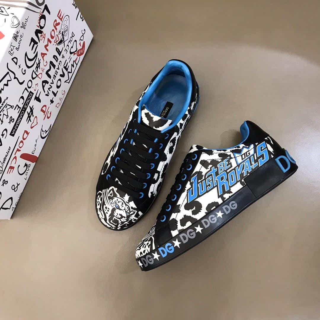 DOLCE & GABBANA PORTOFINO JUNGLE SPORT SNEAKERS - DG90