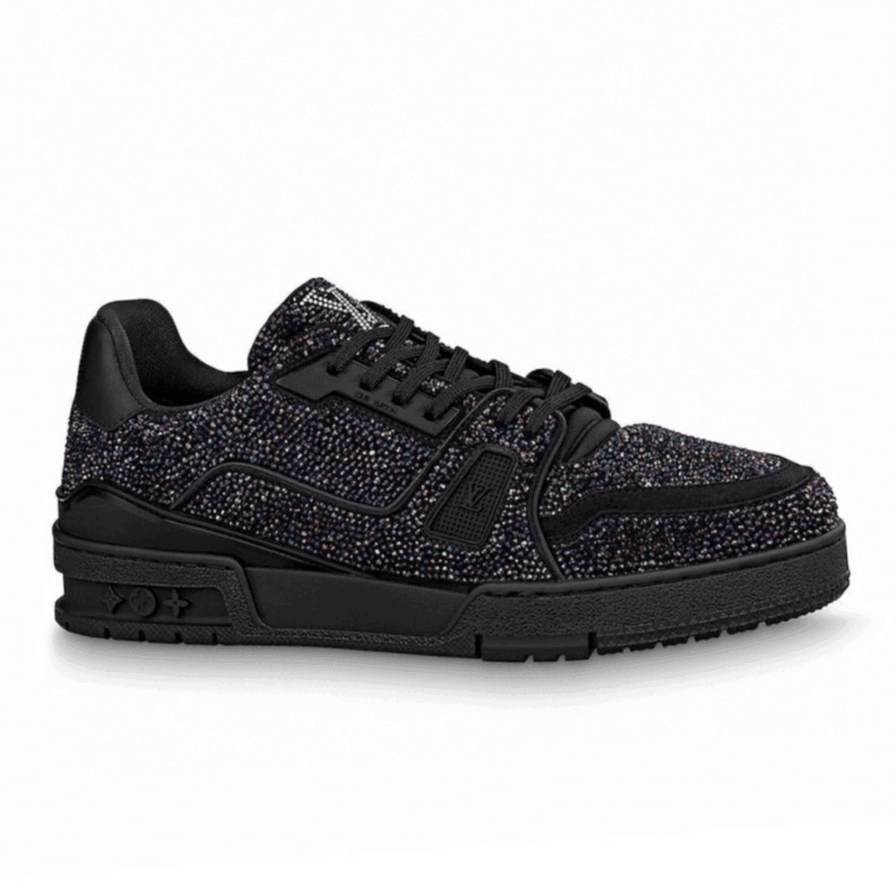 l0*is V*t0n glitter sneaekers black trainer - lv223