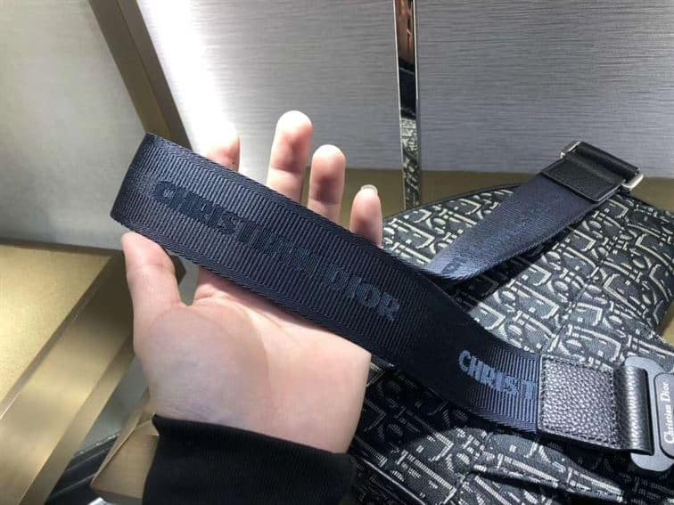 blue D*or oblique kasuri jacquard