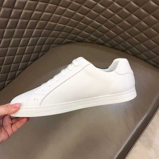 F**di ff logo print low-top sneakers - fd17