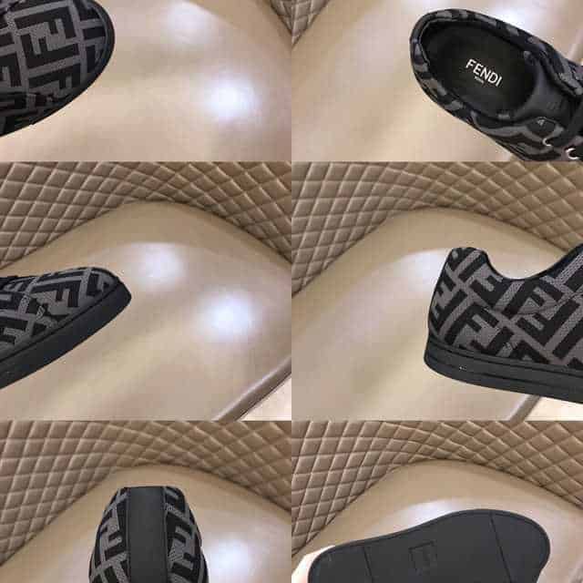 F**di ff motif mesh sneakers - fd14