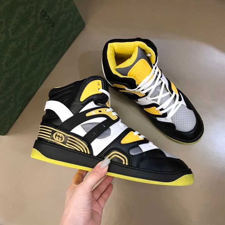 G*u*i basket sneakers black demetra - gc064