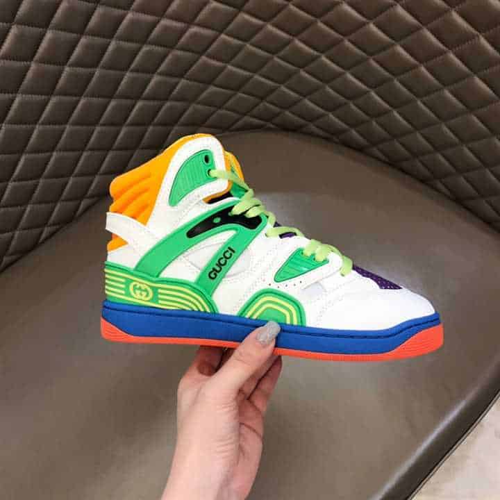 G*u*i basket sneakers white demetra - gc067