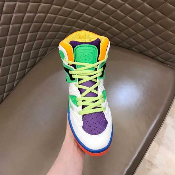 G*u*i basket sneakers white demetra - gc067