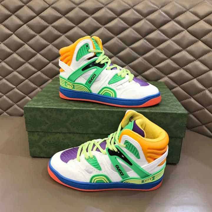 G*u*i basket sneakers white demetra - gc067