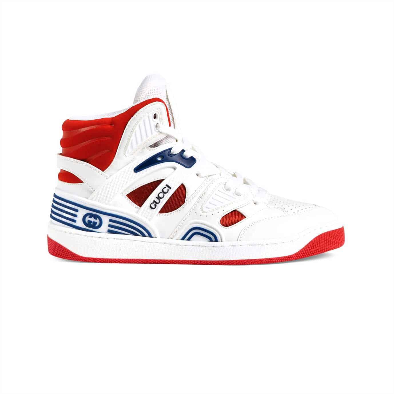 G*u*i basket sneakers white demetra - gc068