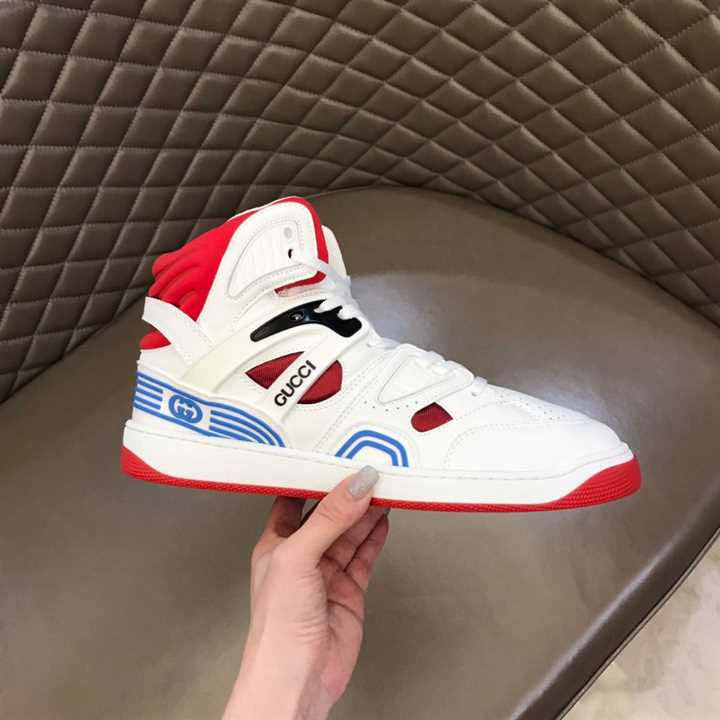 G*u*i basket sneakers white demetra - gc068