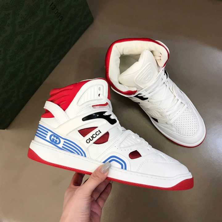 G*u*i basket sneakers white demetra - gc068