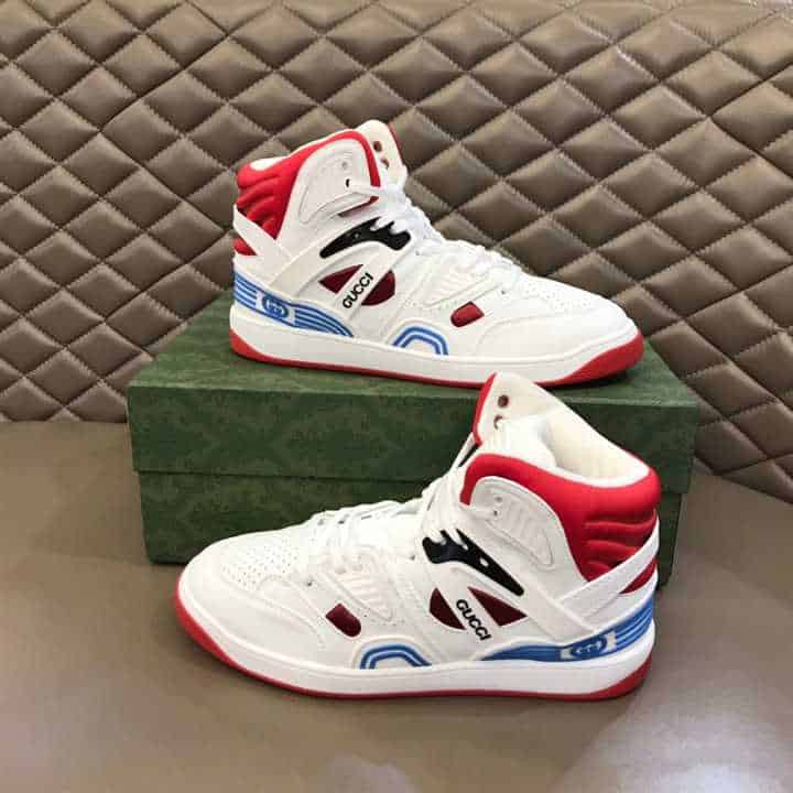 G*u*i basket sneakers white demetra - gc068