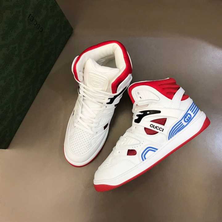 G*u*i basket sneakers white demetra - gc068