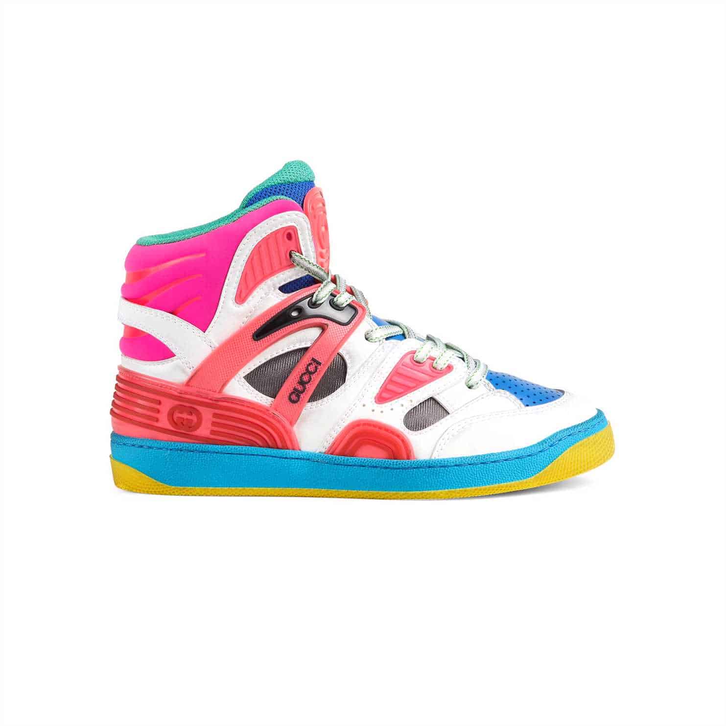 G*u*i basket sneakers white demetra - gc069