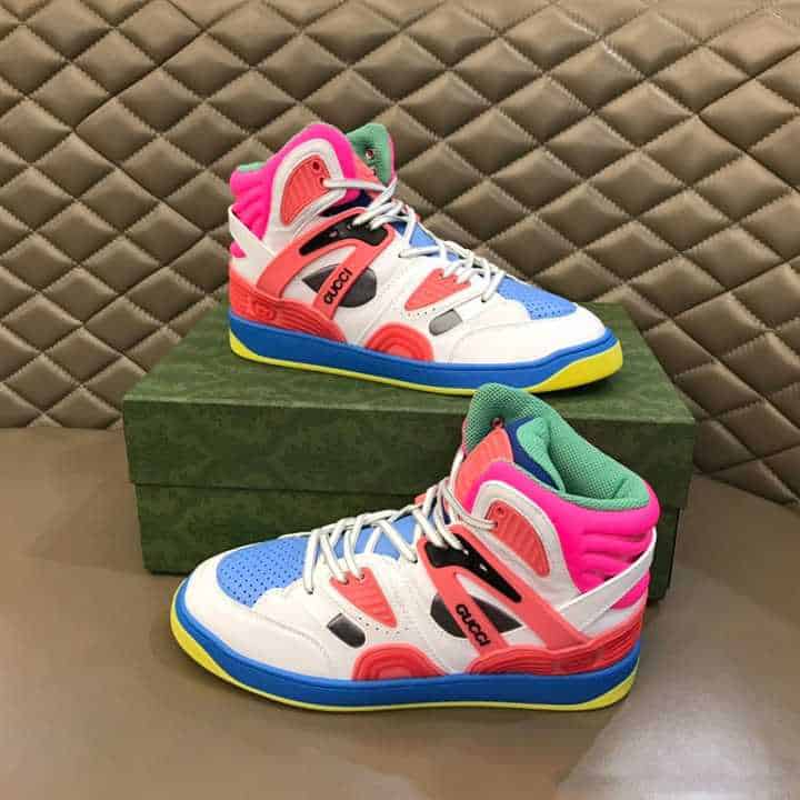 G*u*i basket sneakers white demetra - gc069