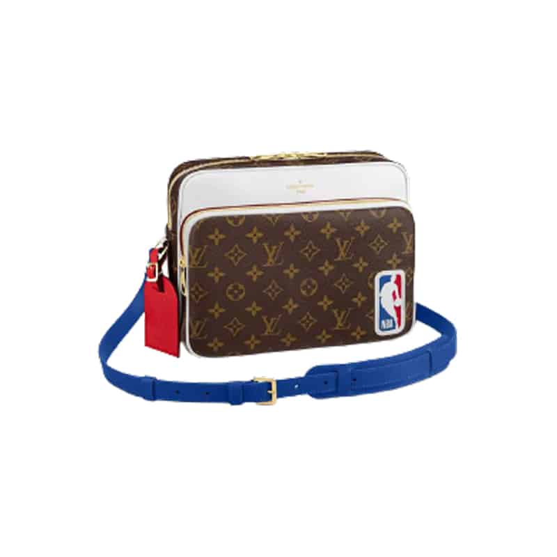 l0*is V*t0n lv x nba nil messenger bag monogram canvas m45584