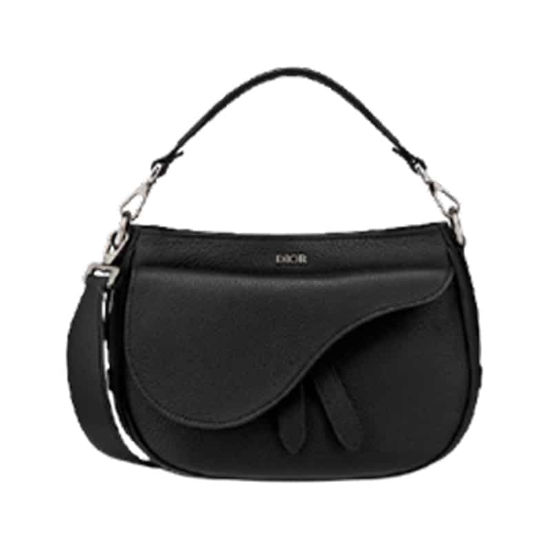 MINI SADDLE SOFT BAG THREE QUARTER CLOSED VIEW OPEN GALLERY