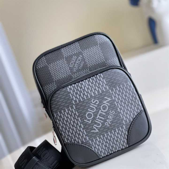 l0*is V*t0n amazone slingbag gray damier graphite 3d coated canvas n50012