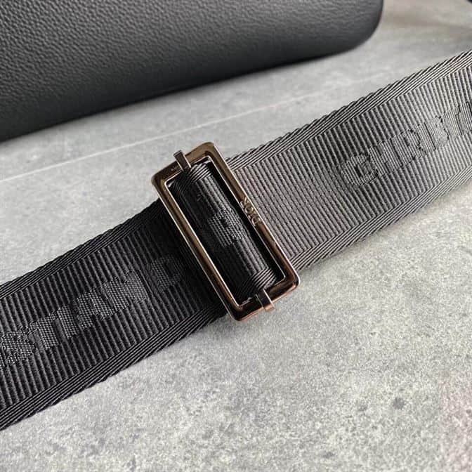 beige and black D*or oblique jacquard and black grained calfskin