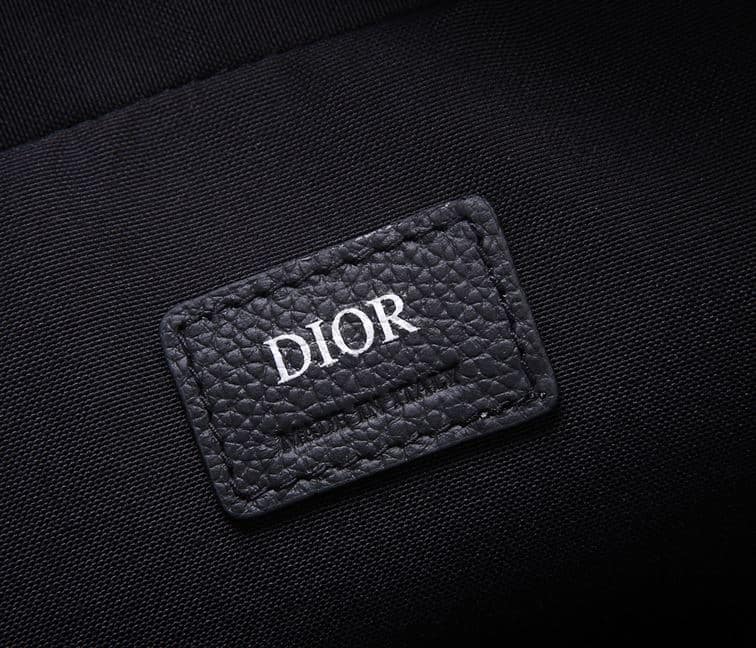 safari messenger bag beige and black D*or oblique jacquard