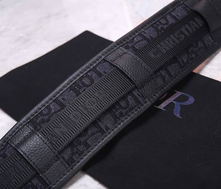 safari messenger bag black D*or oblique jacquard