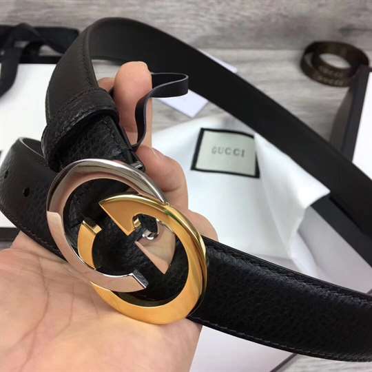 G*u*i belt with interlocking g buckle - b36