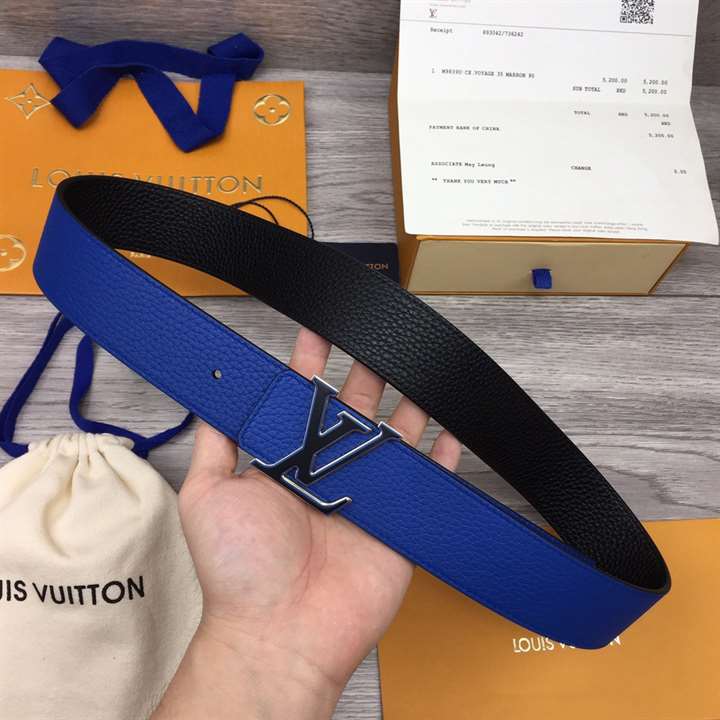 l0*is V*t0n optic 40mm reversible belt blue/black - b78