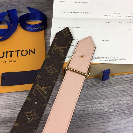 LV CIRCLE 35MM REVERSIBLE BELT - B140