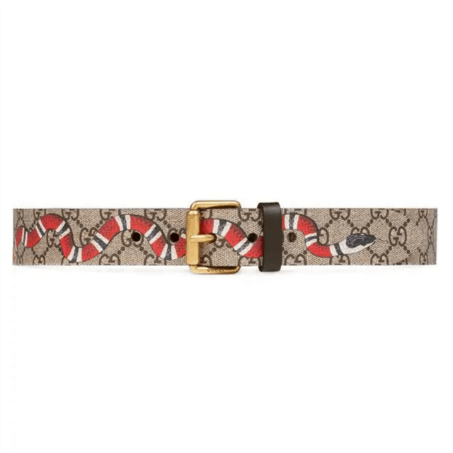 g*u*i snake print gg S*p*e belt - b42