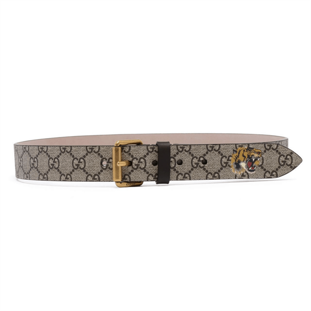 g*u*i tiger print gg S*p*e belt - b40