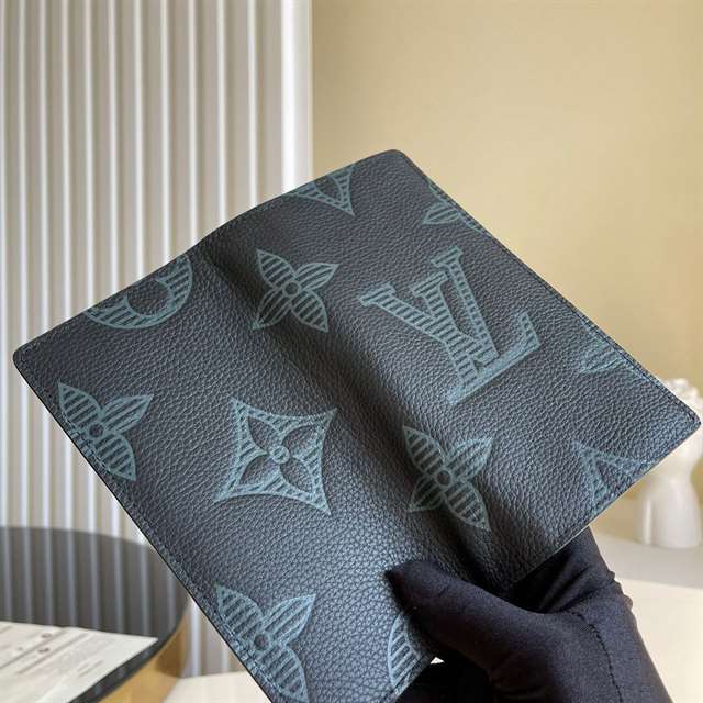 l0*is V*t0n brazza wallet taurillon shadow leather m80042 - rrg024