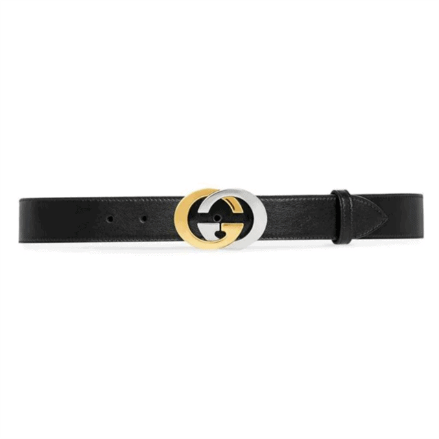 G*u*i belt with interlocking g buckle - b36