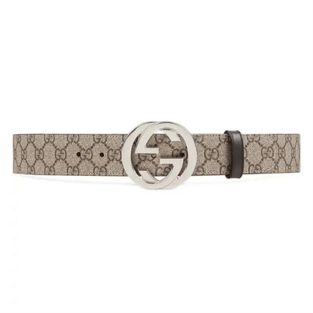 g*u*i gg S*p*e belt with g buckle - b37